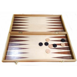 Шахматы+нарды деревянные