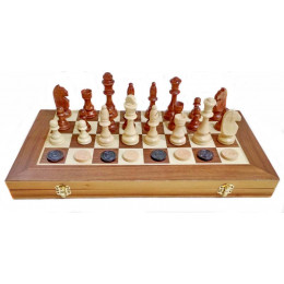 Шахматы+нарды деревянные